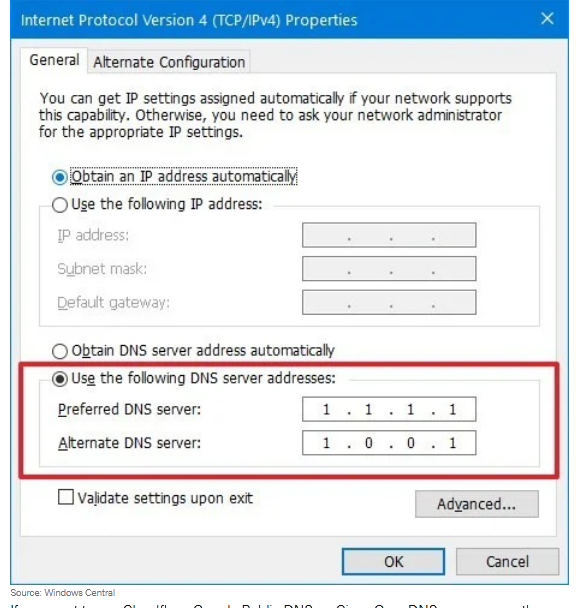 عوض کردن DNS