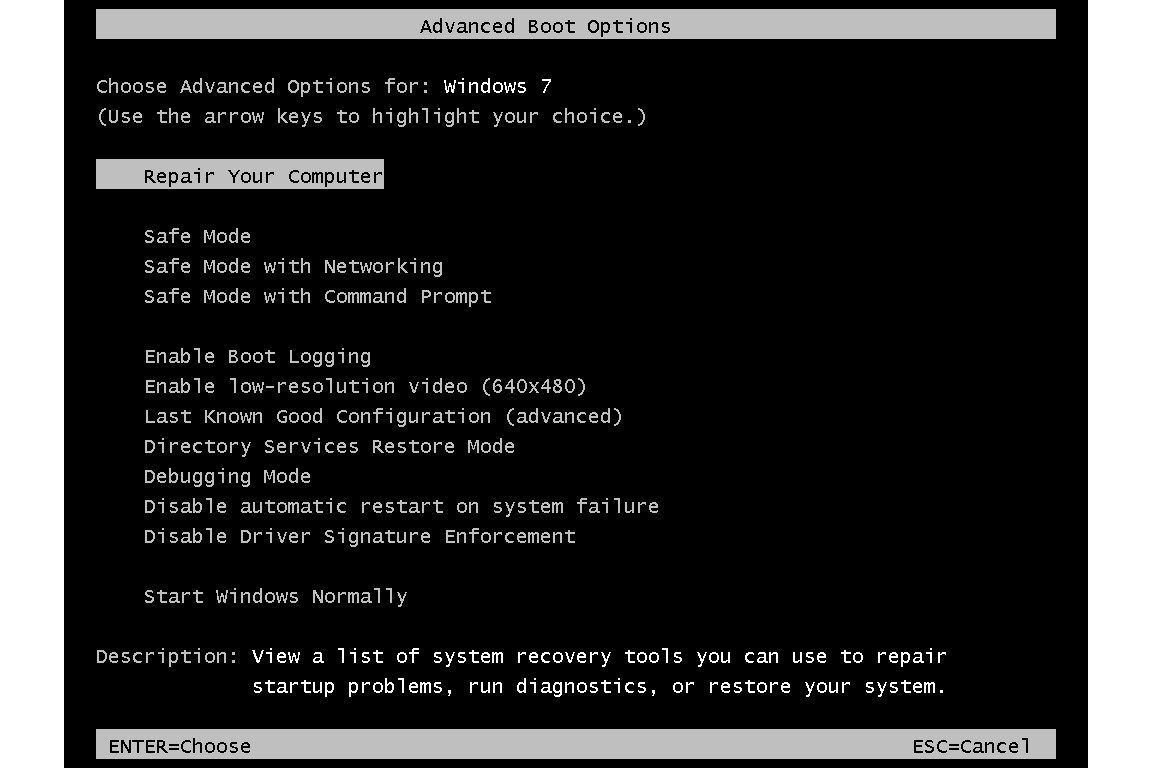 رفتن به حالت Safe mode در ویندوز